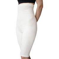 EMBALANCE（エンバランス） 天使のはらまきパンツ ハーフ丈 オフホワイト／M