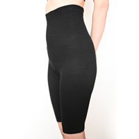 EMBALANCE（エンバランス） 天使のはらまきパンツ ハーフ丈 ブラック／M