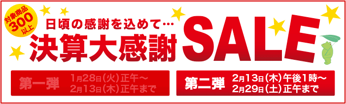 2020年 決算大感謝セール | びんちょうたんコム