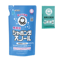 シャボン玉 スノール液体 詰替 800ml＋シャボン玉酸素系漂白剤分包(15g)を1つプレゼント