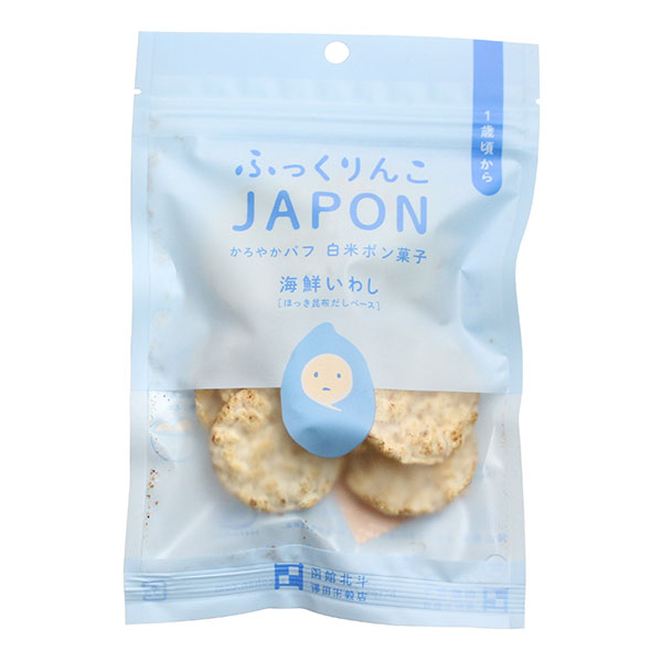 澤田米穀店 ふっくりんこJAPON 白米 海鮮いわし味 12g/約10枚