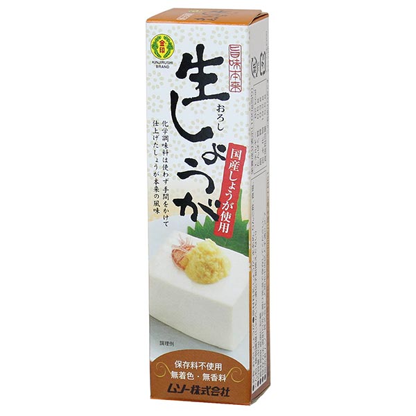 ムソー 旨味本来・生おろししょうがチューブ 40g