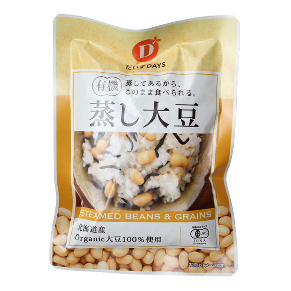 だいずデイズ 有機蒸し大豆 100g