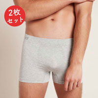 BOODY（ブーディ） メンズボクサー メンズ ライトグレー S×2枚セット