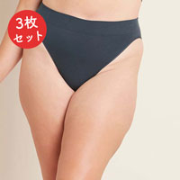 BOODY（ブーディ） LYOLYTE（R）（リヨライト） リブハイレッグブリーフ レディース ストーム S×3枚セット