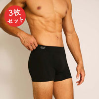 BOODY（ブーディ） メンズボクサー メンズ ブラック S×3枚セット