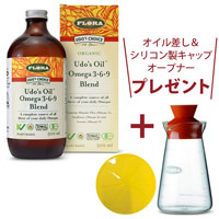 カナダ・フローラ社 ウドズ・オイルブレンド オメガ3＆6 450g（500ml）