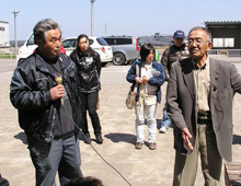 木村先生とばんばさん。緊張されています・・・
