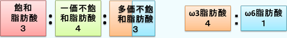 理想的な脂肪酸バランス