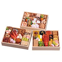 割烹料亭千賀屋謹製 迎春おせち料理「天寿千」三段重45品 4〜5名様