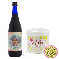 燃焼系ダイエッター応援酵素セット シナジーエンザイム(720ml)+アミノ酸タブレット『カルチニン､CoQ10配合』(300g)