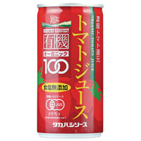 タカハシソース カントリーハーヴェスト 有機トマトジュース 190g