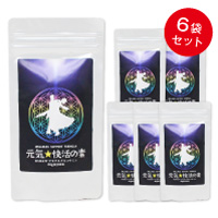 【6袋セット】元気快活の素 66g（220mg×約300粒）×6個