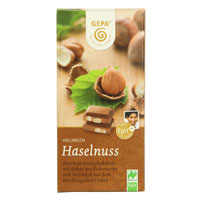 GEPA（ゲパ） ビオ ヘーゼルナッツミルクチョコレート 100g