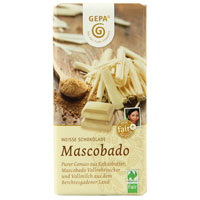 GEPA（ゲパ） ビオ マスコバドホワイトチョコレート 100g