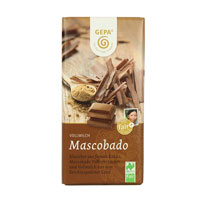 GEPA（ゲパ） ビオ マスコバド ミルクチョコレート 100g