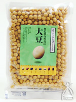 【無肥料自然栽培豆】 大豆 1000g