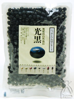 【無肥料自然栽培豆】 黒豆・光黒 1000g