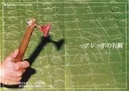 アレッポ石鹸の切り出し