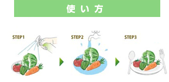 鮮度が長持ち。天然成分100％の食品洗浄剤イートクリーン[野菜・果物用]。