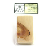 土佐龍 アロマブロックひのきツルツル 約80×45×15mm（約l50g）