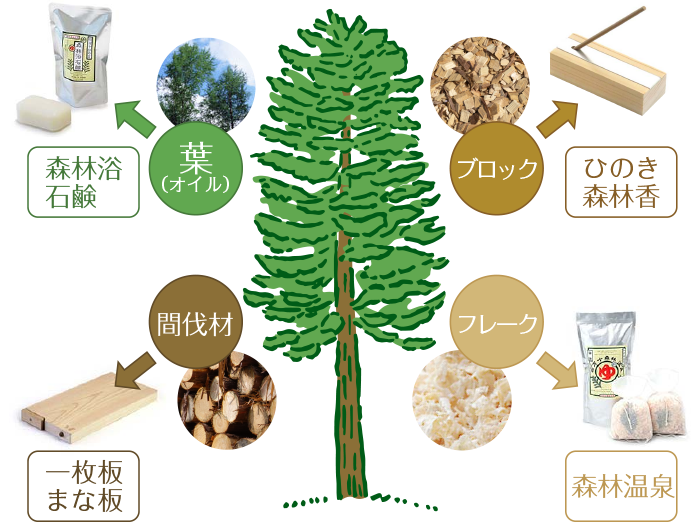 素材を生かし、木を無駄なく丁寧に使う