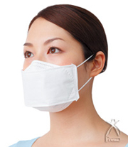 PM2.5対策 高機能マスク インフルライフセーバー 立体（3D）型 レギュラーサイズ 10枚入り×3箱セット