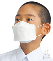 PM2.5対策 高機能マスク インフルライフセーバー 立体（3D）型 子ども用サイズ 1箱30枚入り