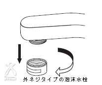 ミスパ ビューティー・ミニ：外ネジタイプ