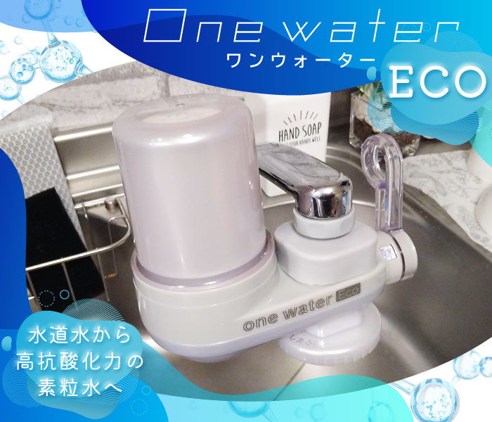 ワンウォーターECO本体  素粒水 キッチン用浄水器