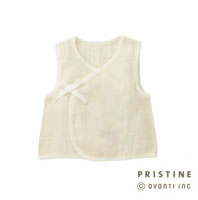 プリスティン ベビー ガーゼノースリーブ肌着 びんちょうたんコム