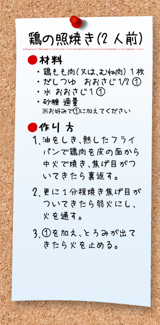鶏の照焼