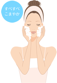 すべすべ こまやか