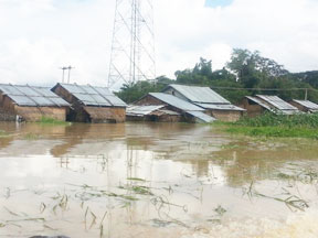 2015年ミャンマー大水害の写真