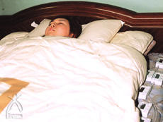 ジンノのふとん：寝床温度・湿度の測定