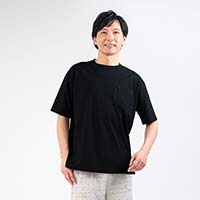 Liflance(リフランス) コンフォートドライ　Tシャツ　メンズ　ブラック/M