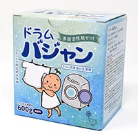 ドラム式専用洗濯剤 ドラムバジャン 600g （紙製軽量スプーン付）