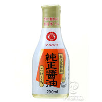 丸島 純正醤油 濃口（デラミボトル） 200ml