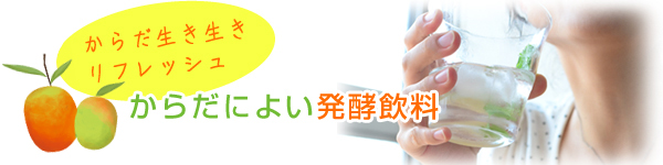 からだ生き生きリフレッシュ からだによい発酵飲料