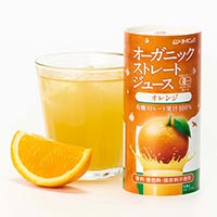 【24本セット】 むそう オーガニックストレートジュース オレンジ／195g