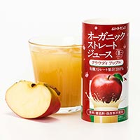 【24本セット】 むそう オーガニックストレートジュース クラウディアップル／195g