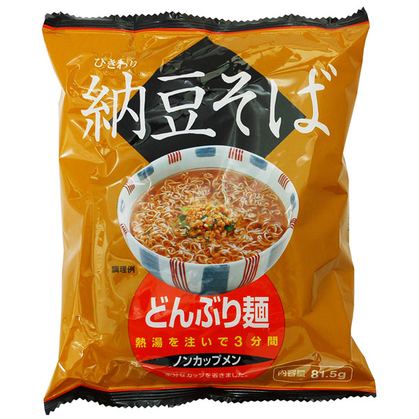 どんぶり麺・納豆そば 81.5g