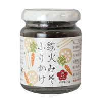 無双本舗 鉄火みそふりかけ・ビン 75g