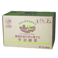 ひしわ 農薬を使わずに育てた宇治緑茶ＴＢ 36g/20袋