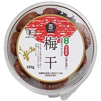 ムソー　有機・梅干 180g（梅170g、しそ10g）