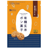 澤田米穀店 有機玄米ポン菓子 黒胡麻きなこ味／30g