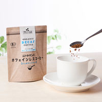 むそう オーガニックインスタントコーヒー カフェインレス 40g