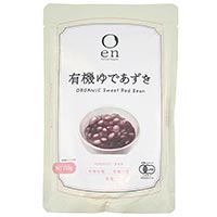 遠藤製餡 有機ゆであずき 250g