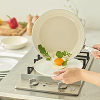 グリーンパン（GREENPAN） バルセロナプロ フライパン ホワイト／20cm／CC010758-104