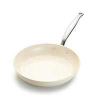 グリーンパン（GREENPAN） バルセロナプロ フライパン ホワイト／24cm／CC010759-104